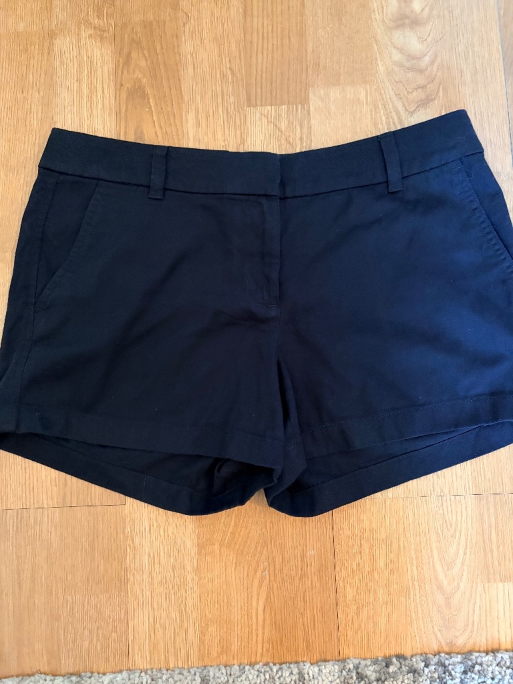 J.Crew Factory 3.5" Chino Shorts Black Size 10 | 100% Cotton